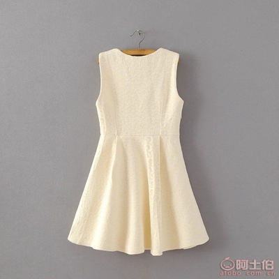 【女装批发蕾丝贴布高跟鞋绣花无袖裙一件代发007K541.1(8.17.64)8361#】常熟市服装城天使之城美衣服装店 - 产品库